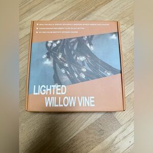 NWT The Light Garden Lighted Willow Vine